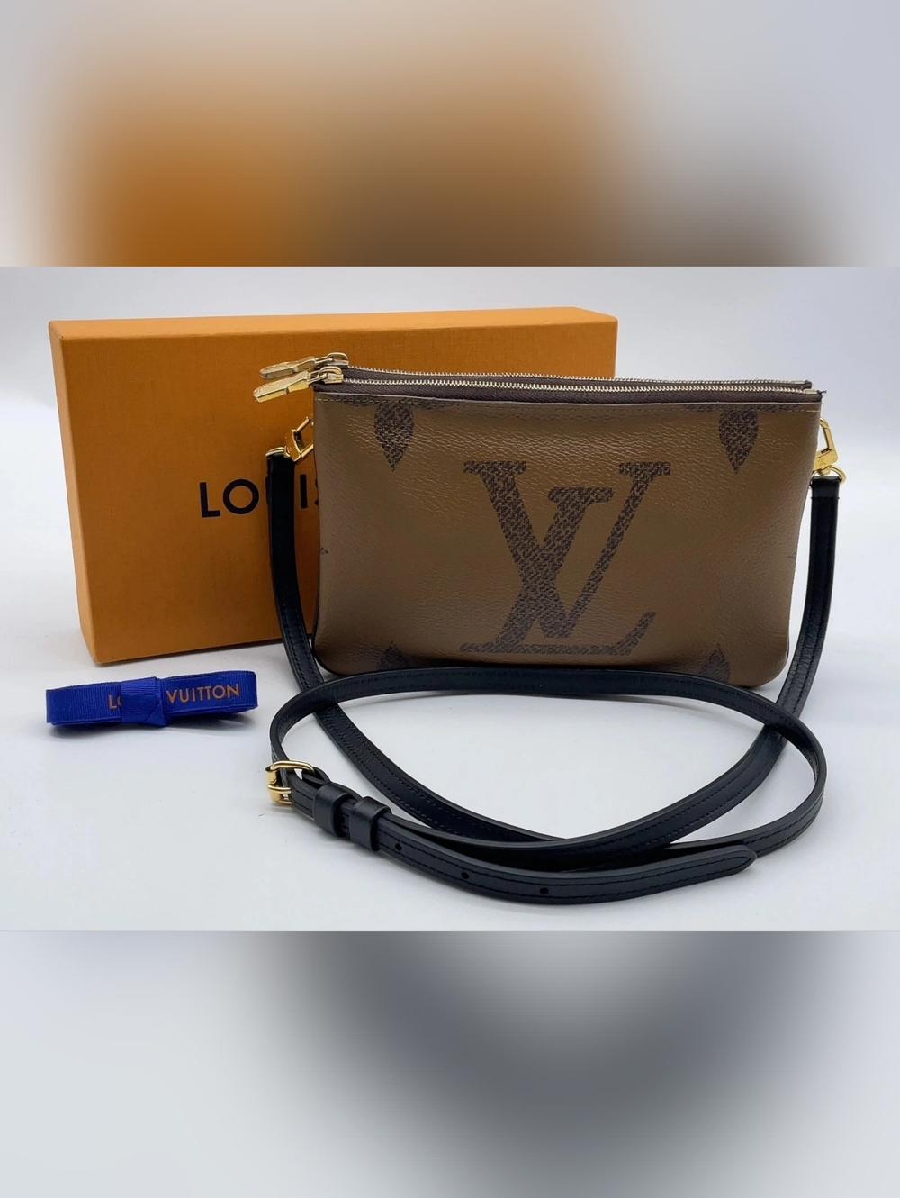 Louis Vuitton Brown Monogram LV Multi Pochette Crossbody Bag